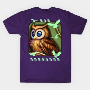 The Majestic Brown Owl T-Shirt